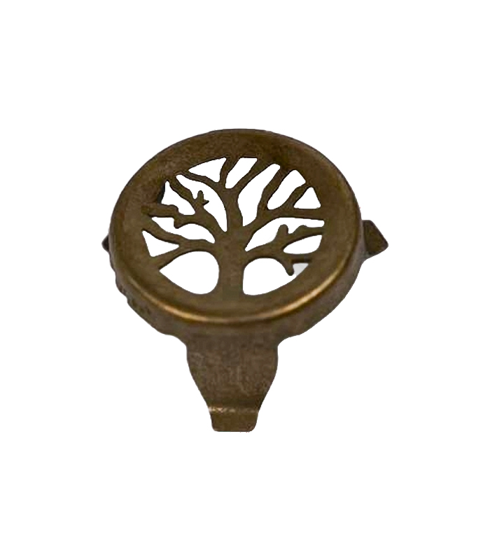 Support d'encens en carbone - 4x3 cm